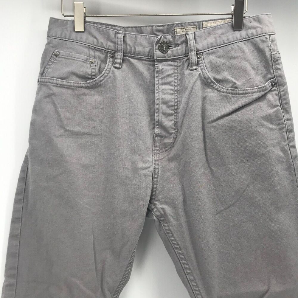 Allsaints Spitafields Sodium Taper Jean Mens 30 Waist 26 Inseam Button Fly - Picture 2 of 13